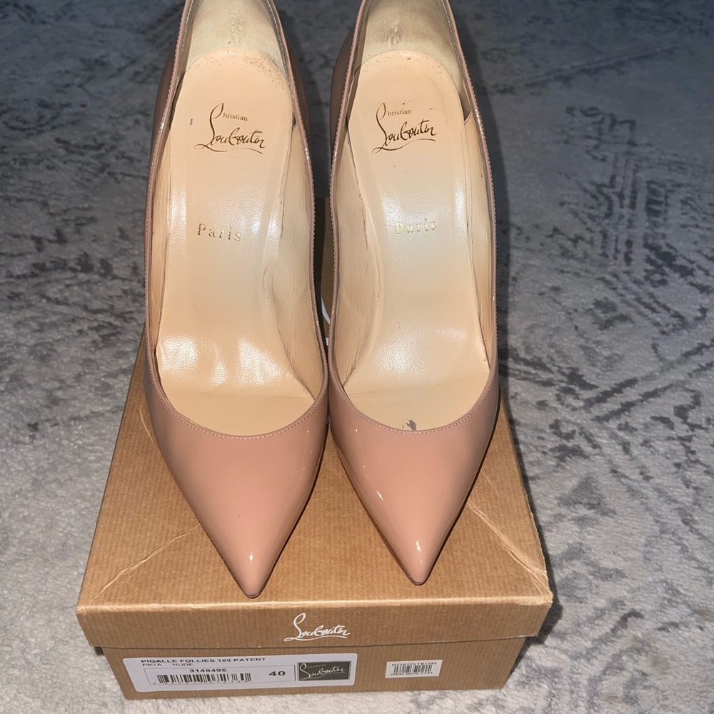 Christian Louboutin Pigalle Follies 100 patent.